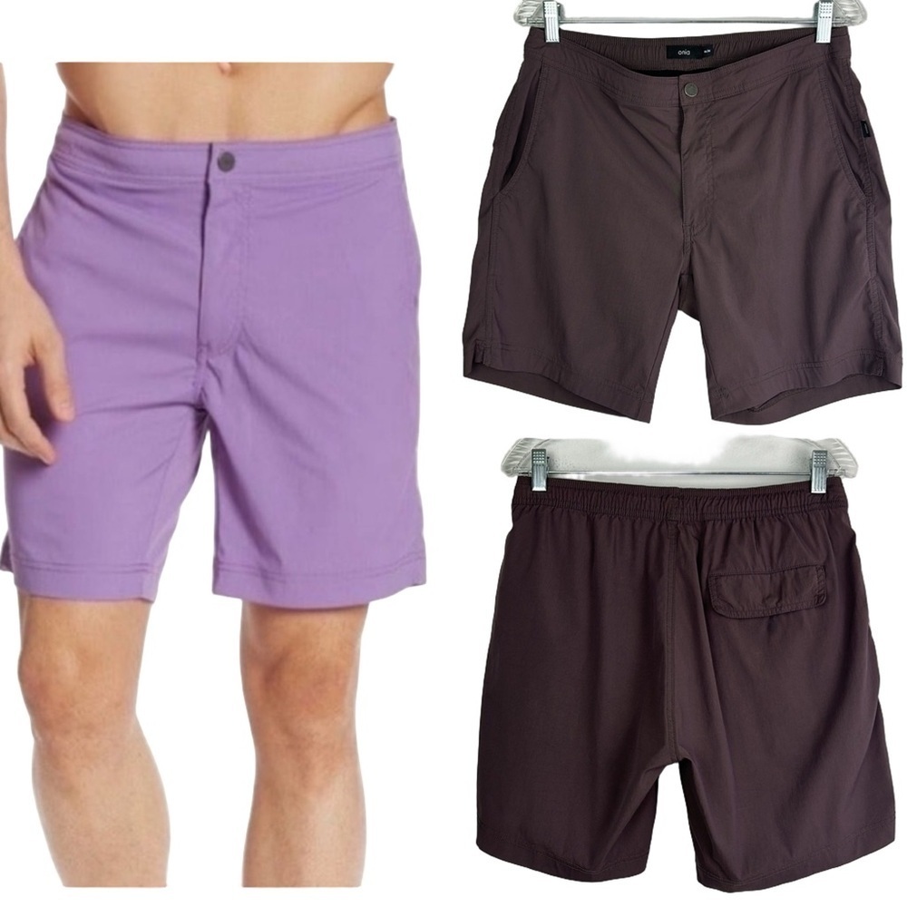 Onia The Calder Swim Trunk Shorts 7.5” Built-in Briefs Men’s M Beach Surf Summer
